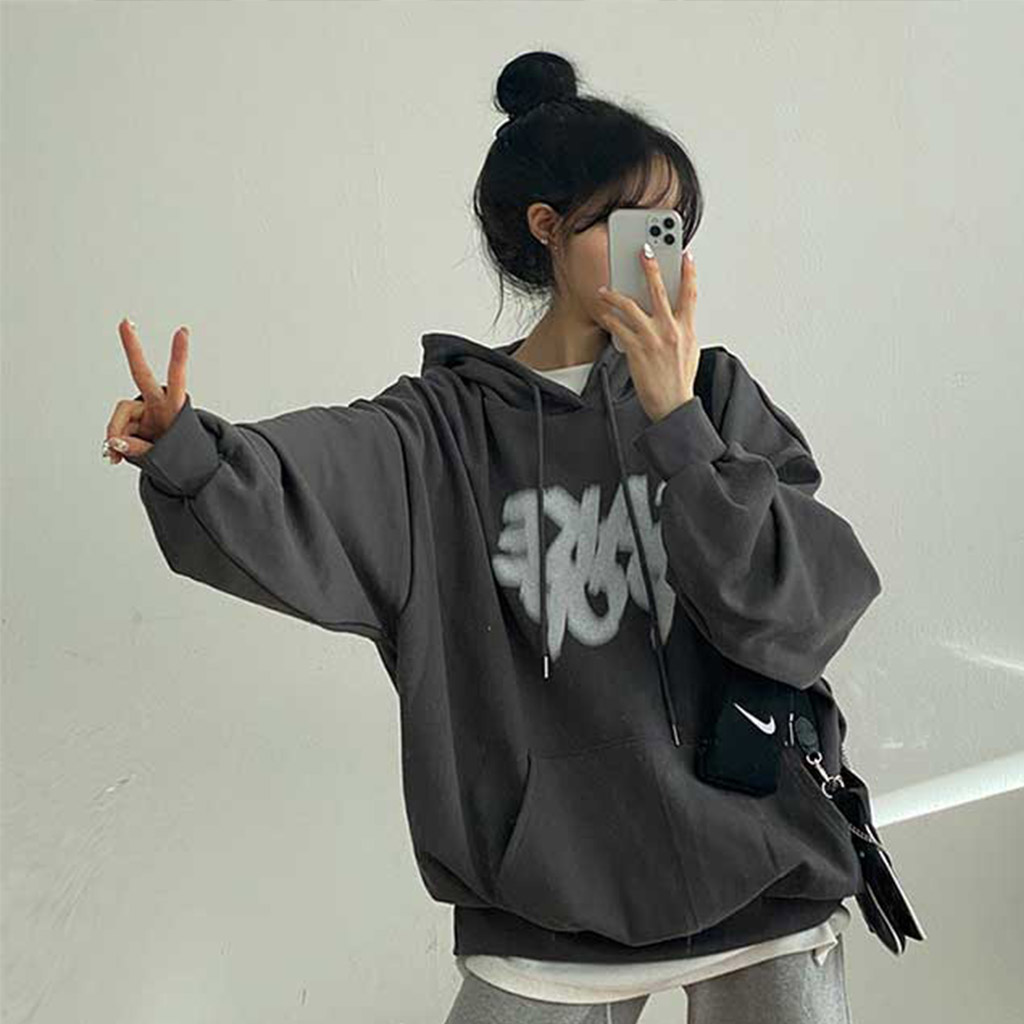 パーカー・フーディ IONSEOUL Reverse Printing Hood-T (3color) 4JH071 Amazon.com: QUNPIU Men's Oversize Pullover Hoodie Loose Fit