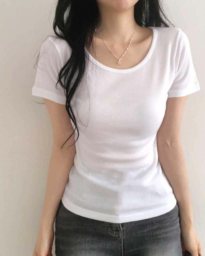 デイリーラウンド半袖Tシャツ