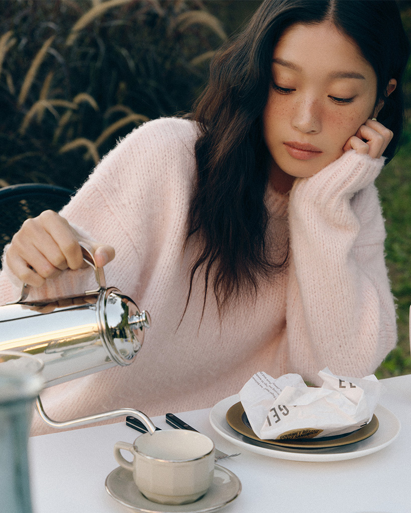 [nugu限定商品] Olin Wool Loose Pullover (Cotton Candy)