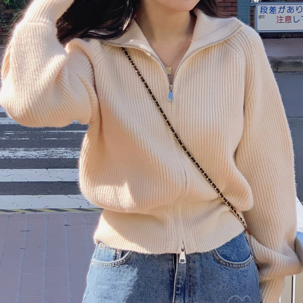 ウォーマー2Wayニットパーカー(5color) | ファッション通販サイト NUGU