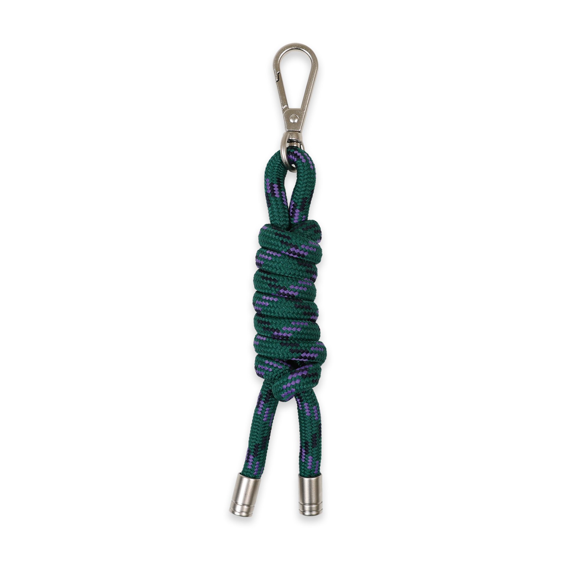 rope buckle keyring - GREEN