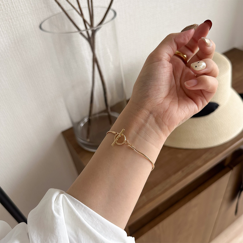 ベーシックボックスチェーンブレスレット