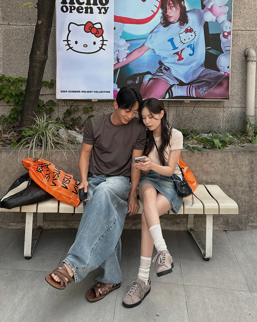 Visco Nugu リボンタックバルーンデニムパンツ 4回再販](ORIGINAL) リボンタックバルーンデニムパンツ
