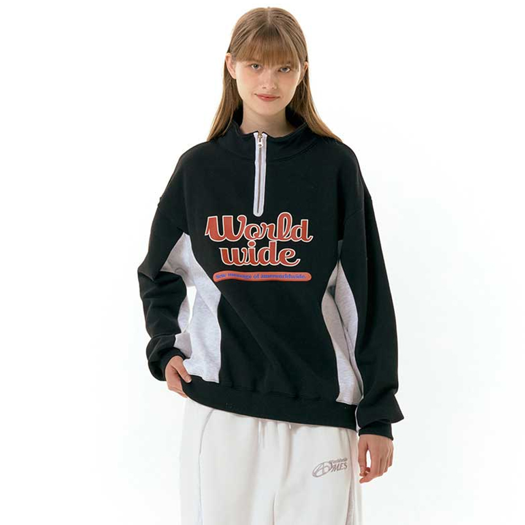 WORLDWIDE HALF ZIP UP NAVY | ファッション通販サイト NUGU WORLDWIDE HALF ZIP UP NAVY | ファッション通販サイト NUGU