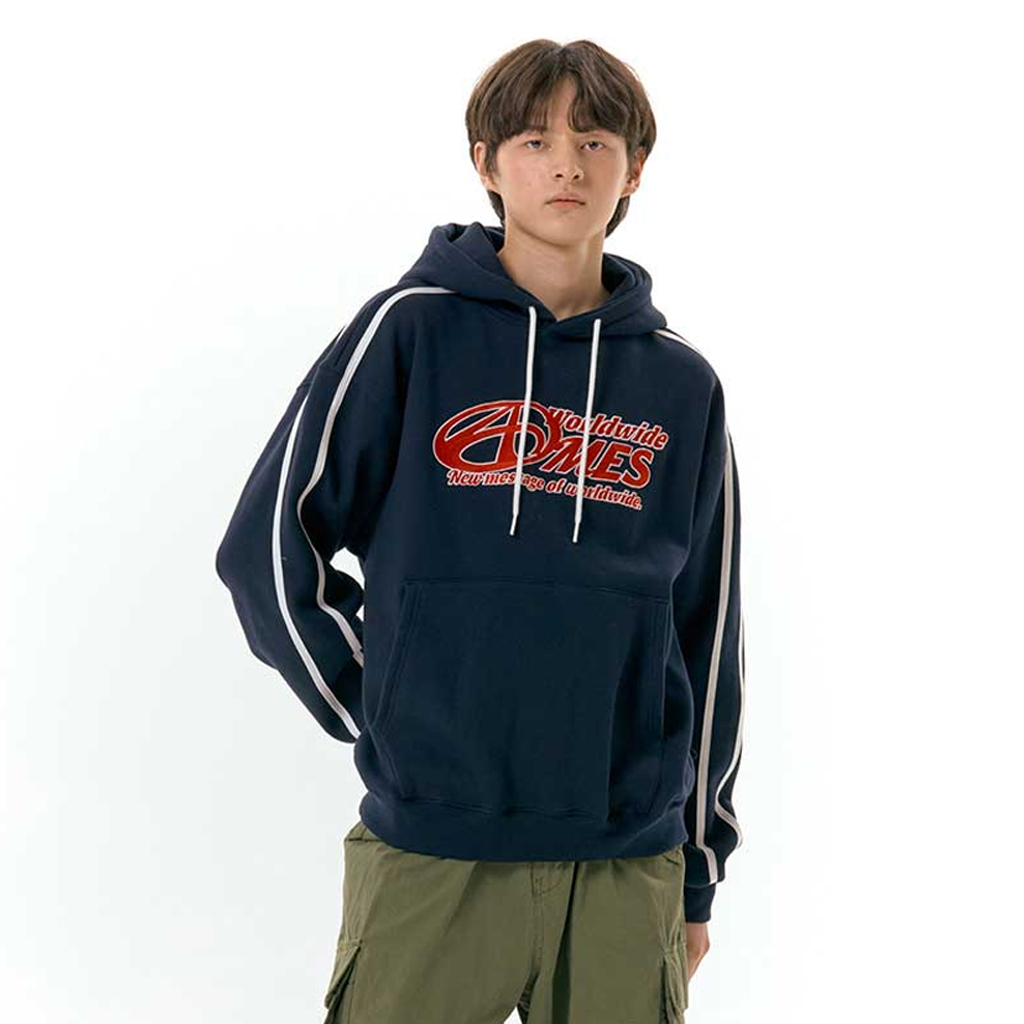 ★AMES-WORLDWIDE★ SYMBOL LOGO EMBROIDERY HOODIE BK★正規品 ☆AMES-WORLDWIDE☆ SYMBOL LOGO EMBROIDERY HOODIE BK☆正規品