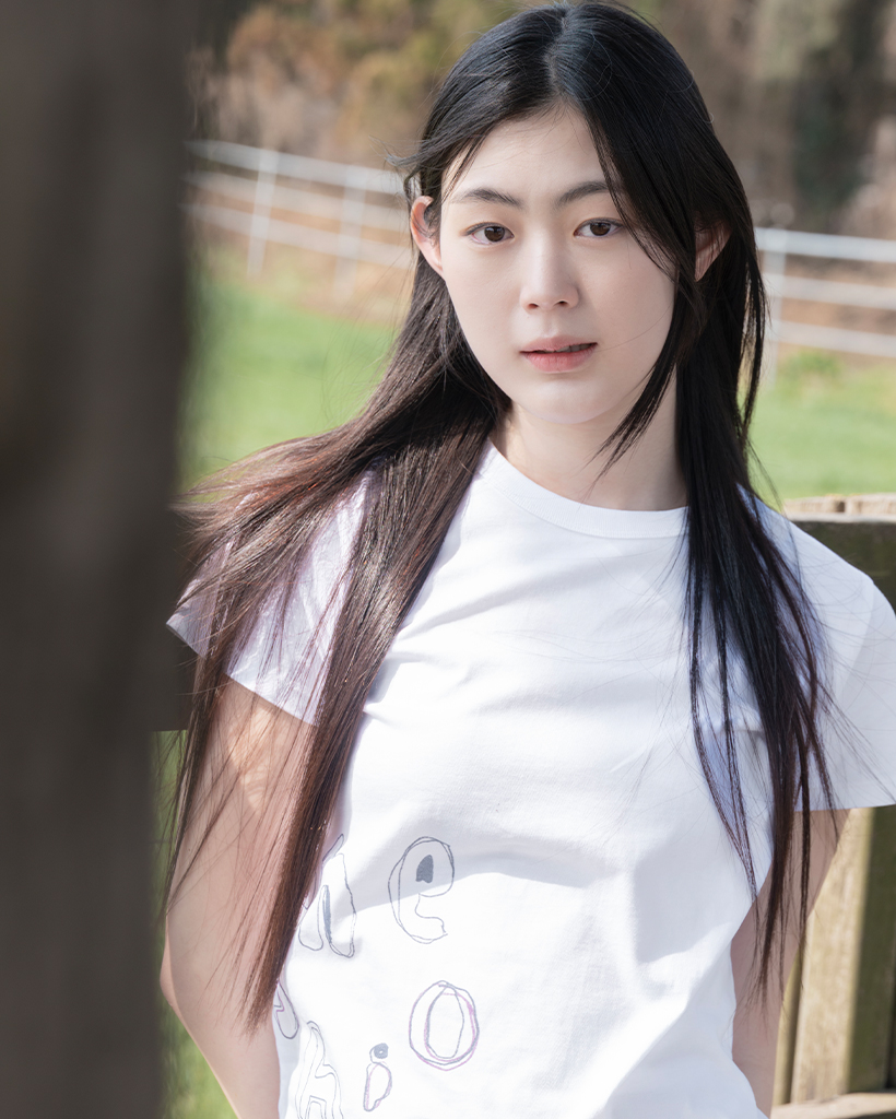CRAYON LOGO GRAPHIC T-SHIRT, WHITE
