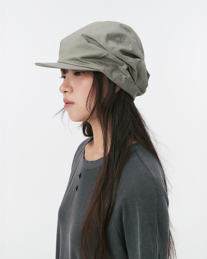 VINTAGE DRAPED CAP, KHAKI