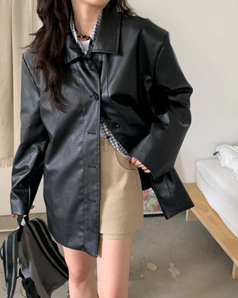 【美品】wellder フェイクレザージャケット wellder フェイクレザージャケット