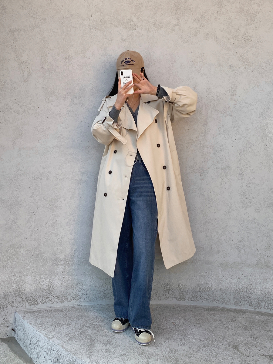 オーバーダブルロングコート[商品：PN24AW-046] - PUNYUS Online