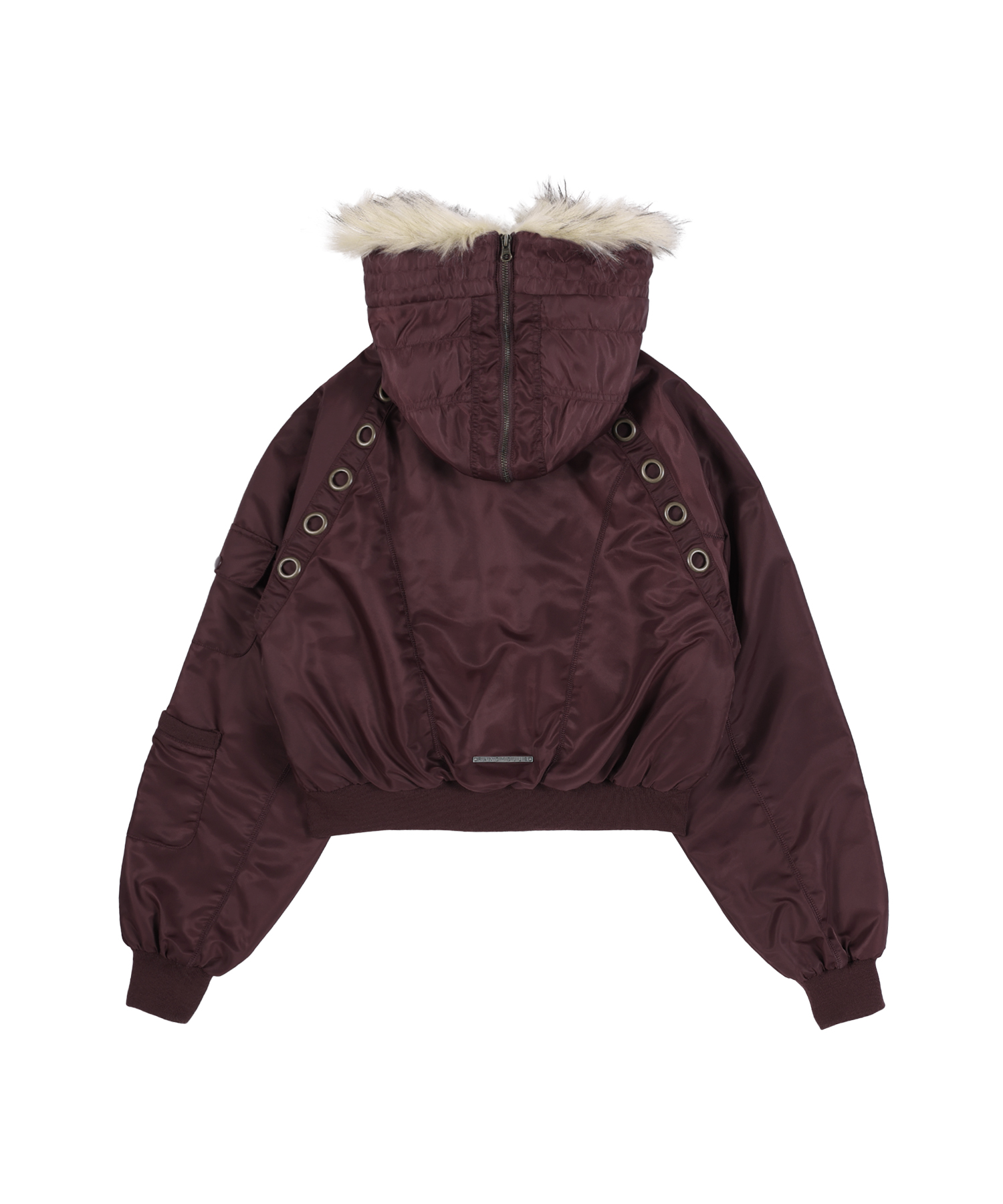 EYELET FUR MA-1 (BURGUNDY) F25ZA003 | ファッション通販サイト NUGU