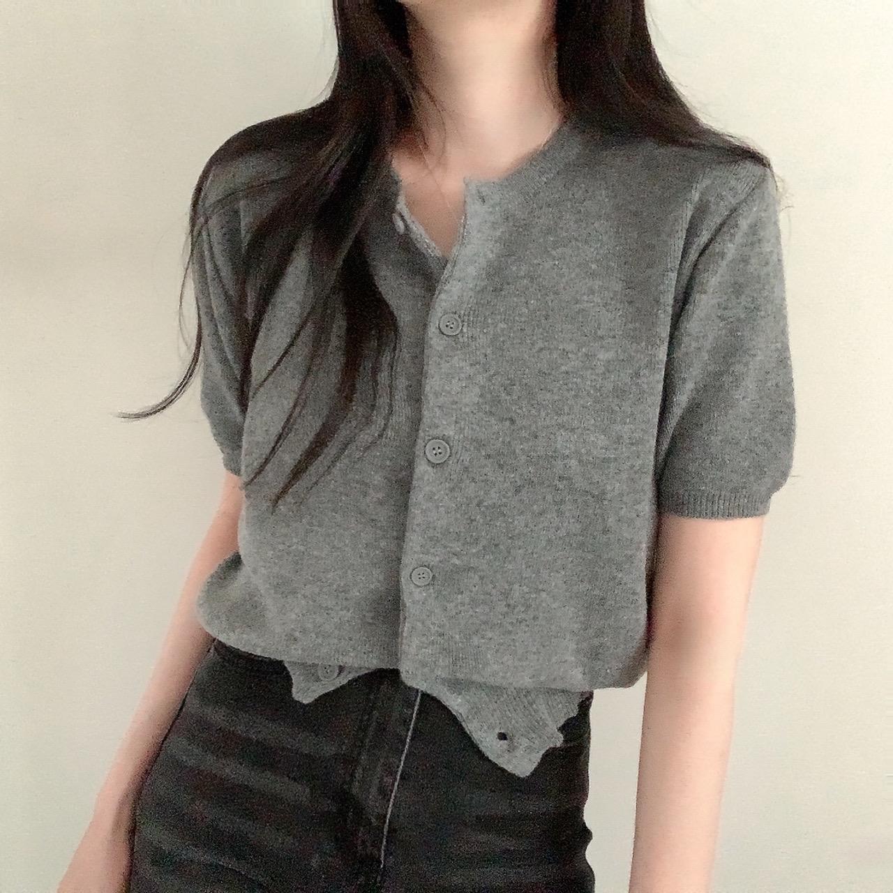 ANSNAM 柿乃葉別注ニット カーディガン kakinoha ANSNAM 柿乃葉別注ニット カーディガン kakinoha ANSNAM - 商品帖 | 柿