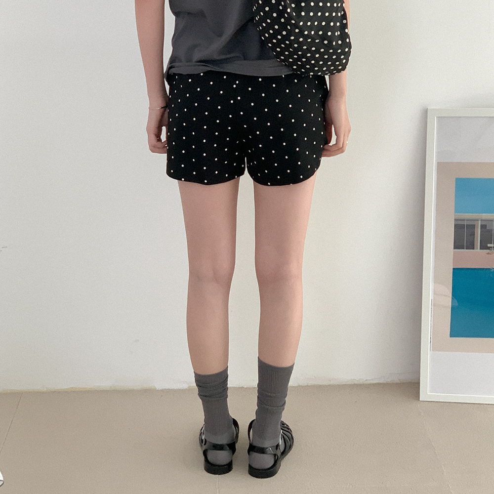 ドットウエストゴムハーフパンツ | ファッション通販サイト NUGU