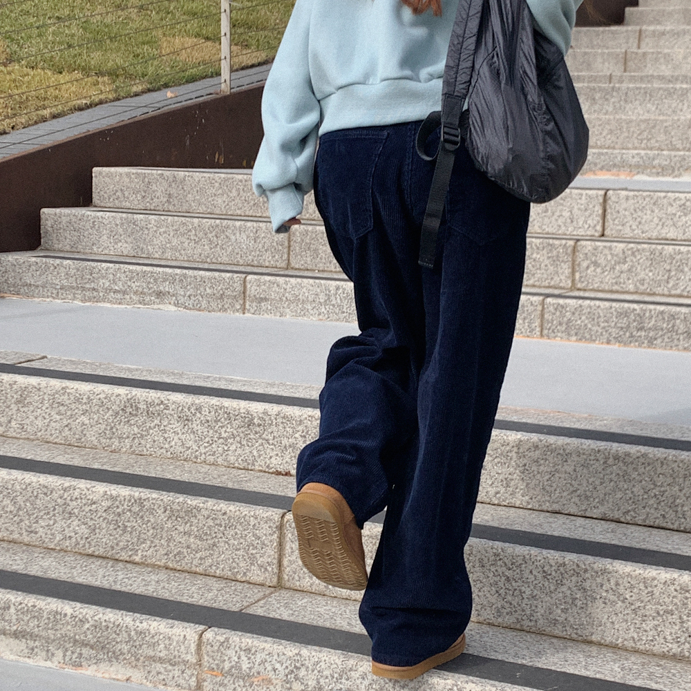 ベーシックコーデュロイワイドパンツ | ファッション通販サイト NUGU