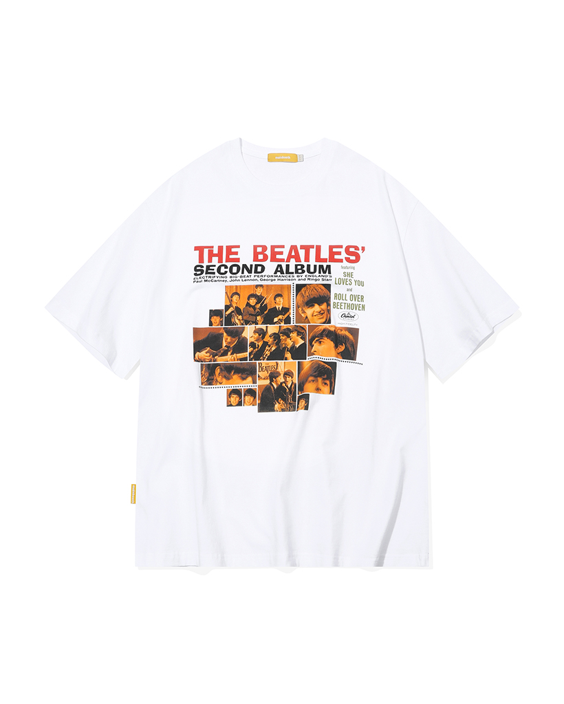 The Beatles] Second Album T-shirt(WHITE) | ファッション通販サイト NUGU