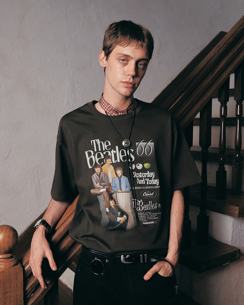 The Beatles] Yesterday T-shirt(BROWN) | ファッション通販サイト NUGU