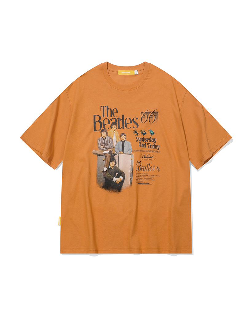 The Beatles] Yesterday T-shirt(ORANGE) | ファッション通販サイト NUGU