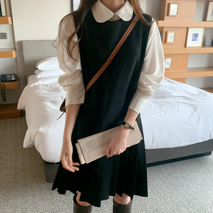 プリーツノースリーブワンピース | ファッション通販サイト NUGU