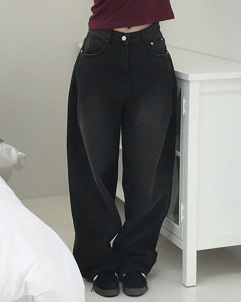 ウォッシュバルーンデニムパンツ | ファッション通販サイト NUGU