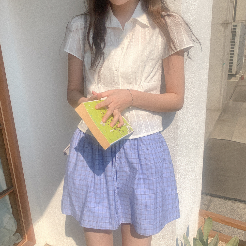 コットンステッチブラウス