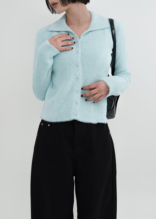 アンゴラカーディガン