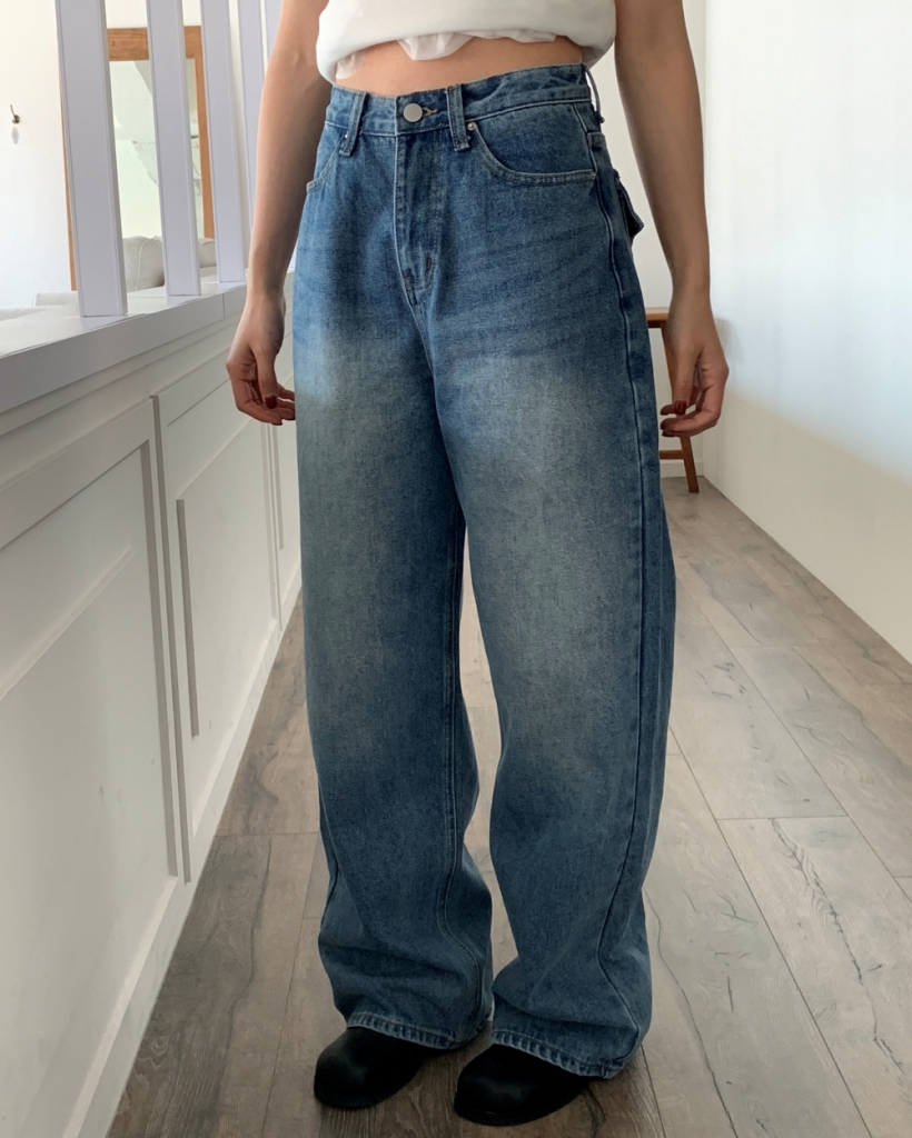 セミワイドデニムパンツ | ファッション通販サイト NUGU