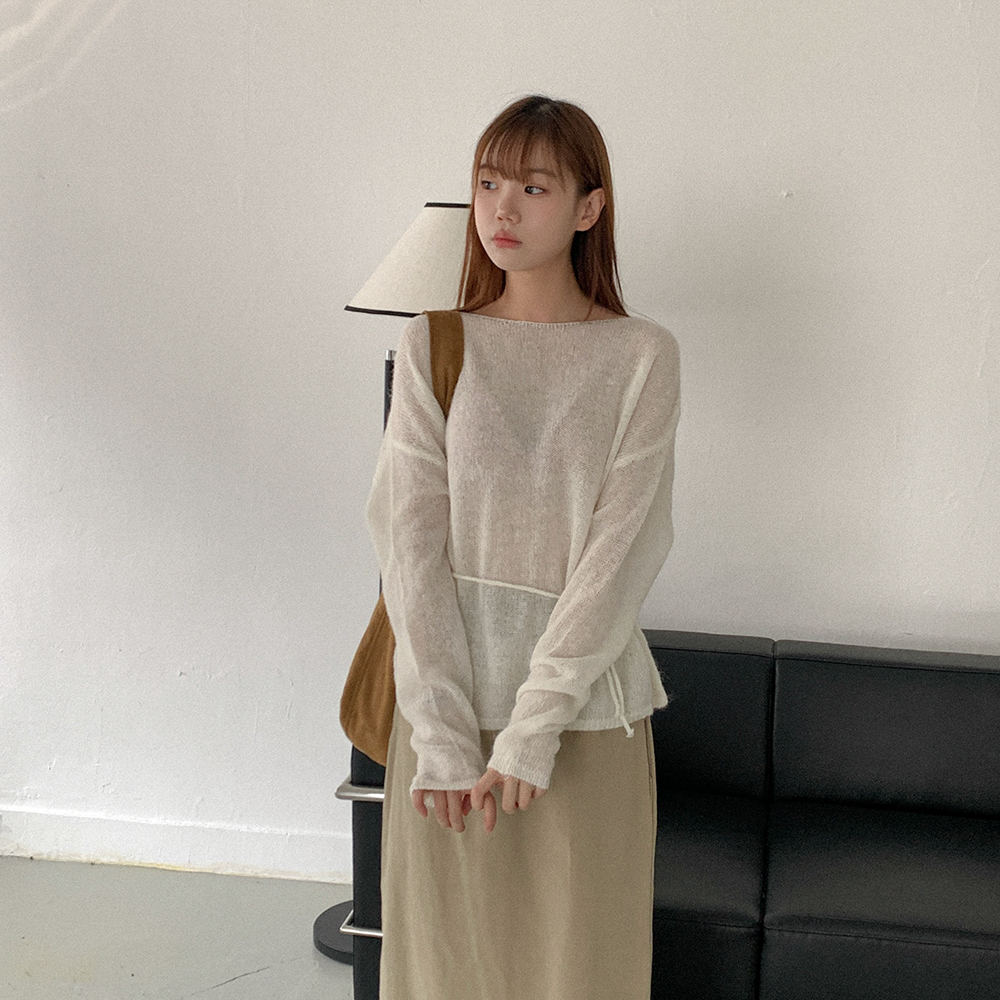 アルパカストリングニット | ファッション通販サイト NUGU