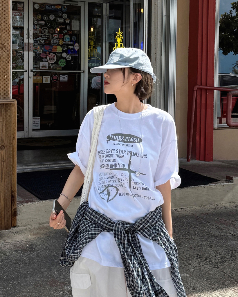 UNISEX)オーバーサイズ半袖Tシャツ | ファッション通販サイト NUGU