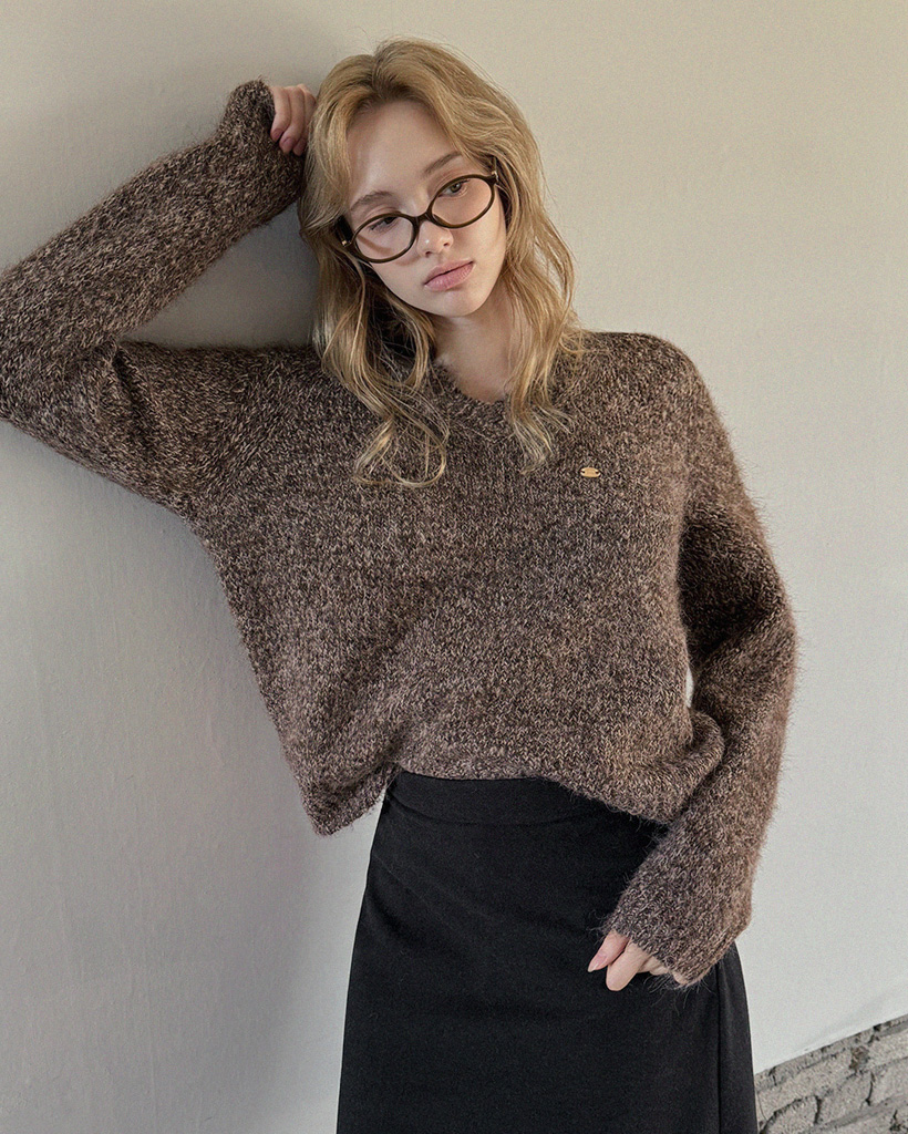 Dupe Mixed Loose-Fit Knit