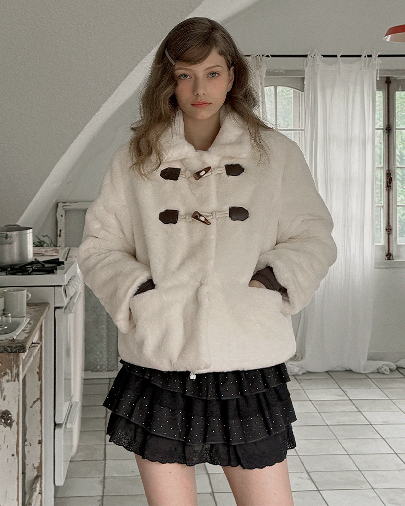 Influencer pick] Linton Toggle Fur Jacket | ファッション通販サイト