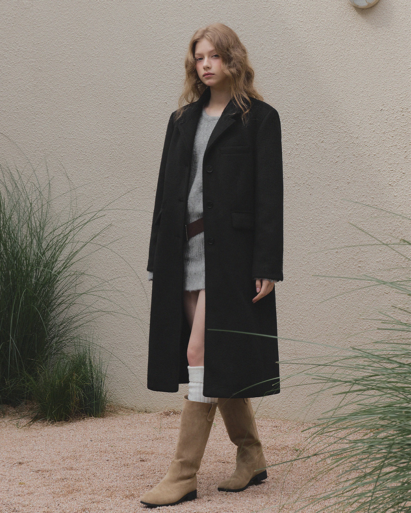 Muffin Tailored Single Long Coat