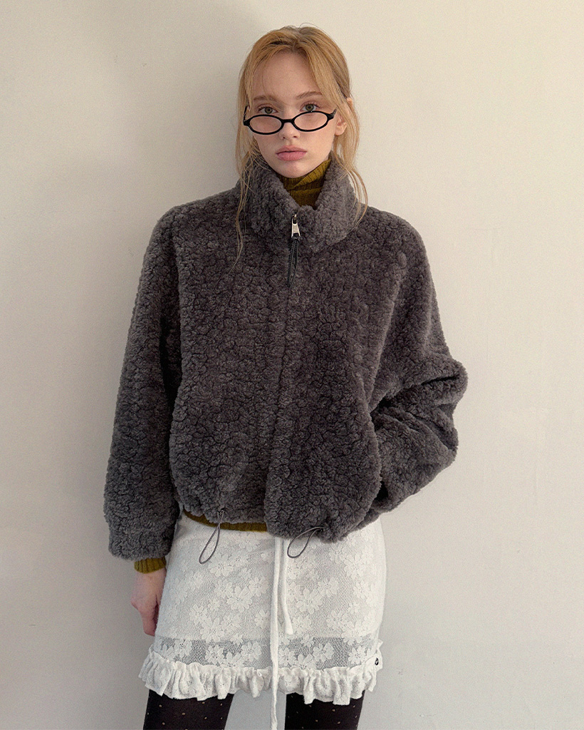 Illon High-Neck Soft Fleece Jumper