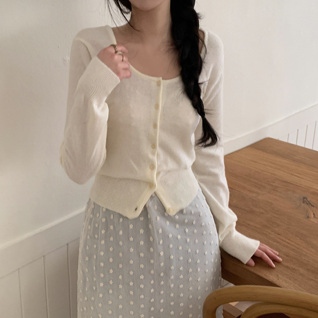 レイヤードショートニットカーディガン | ファッション通販