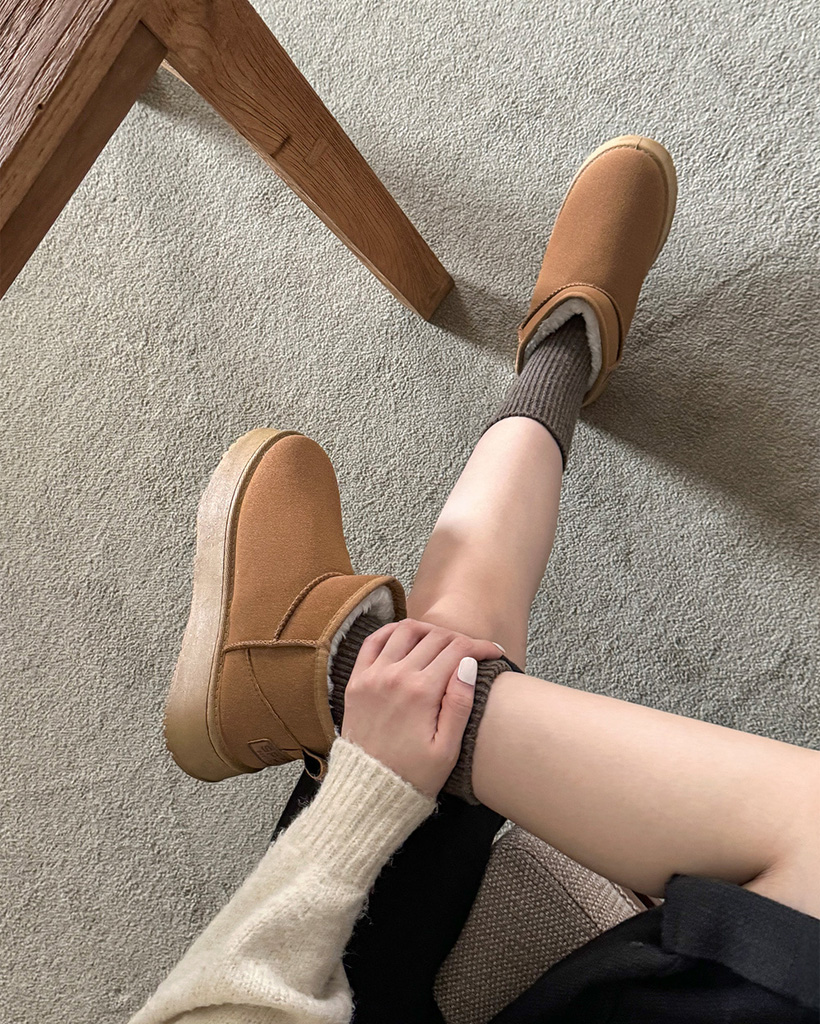 2TYPEショート&ミニムートンブーツ(3cm) | ファッション通販サイト NUGU