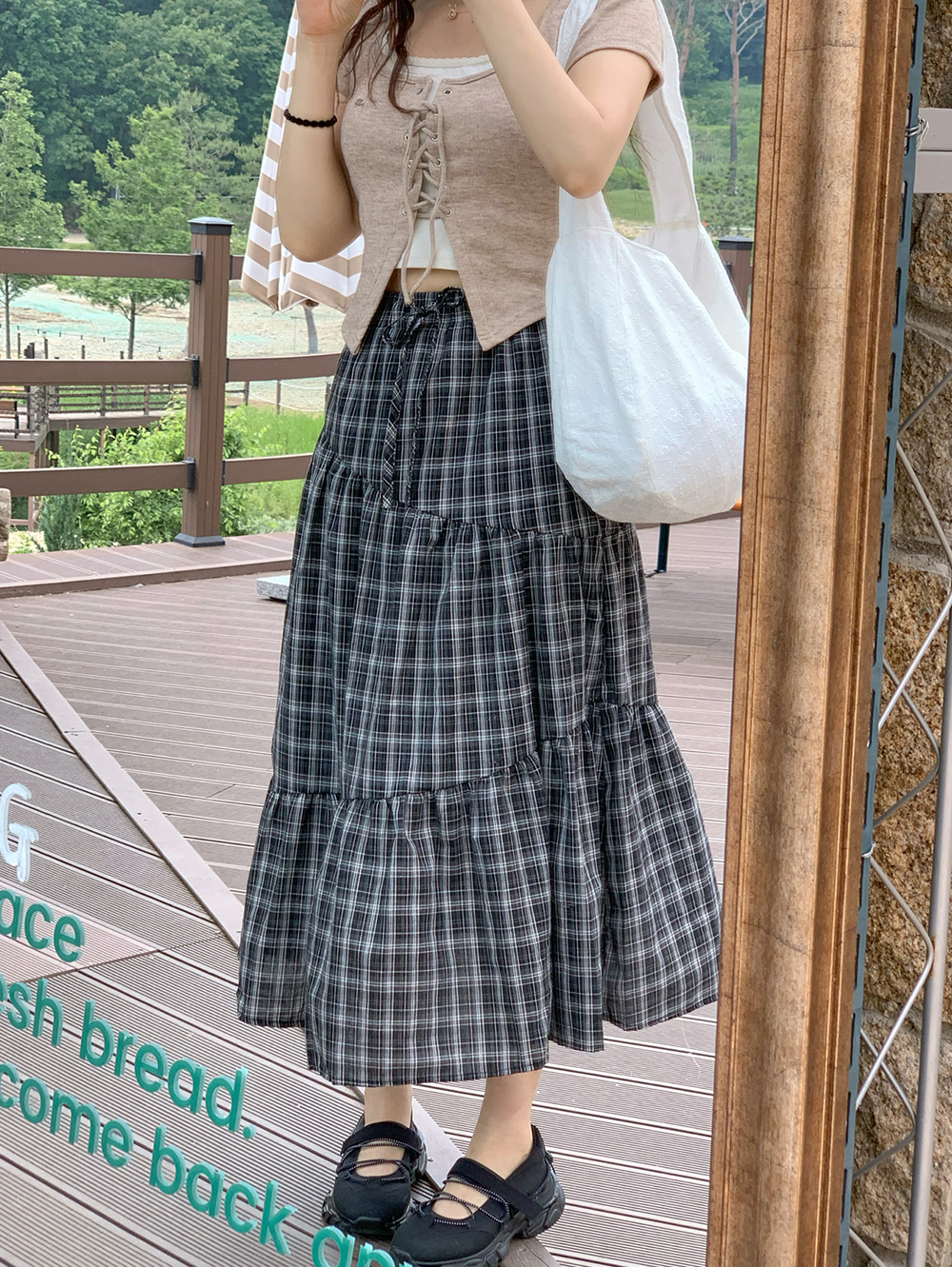 YORK LAND✨チェック柄ロングスカート（青・緑）　春夏　日本製 楽天市場】ヨークランド（スカート｜ボトムス）：レディース