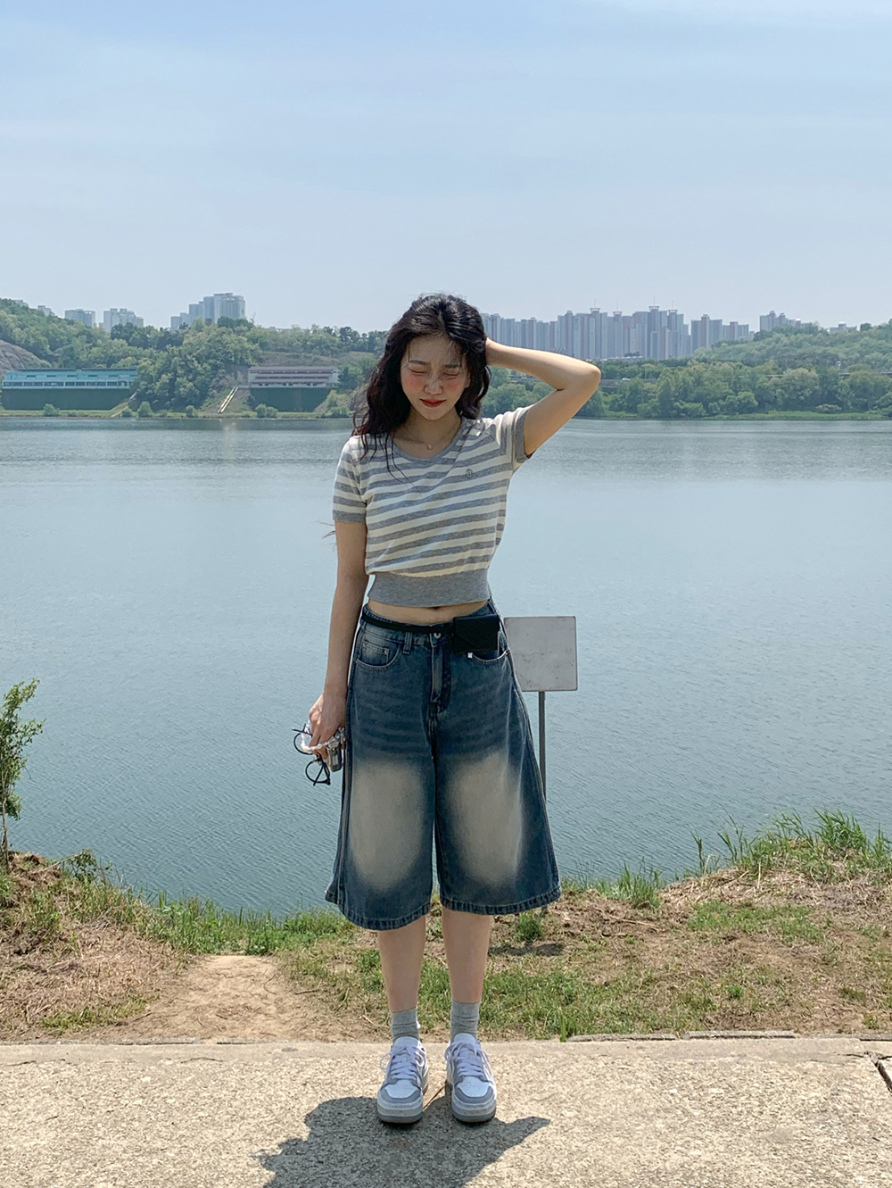 nknit ボーダー 半袖トップス ミニ nknit ボーダー 半袖トップス ミニ