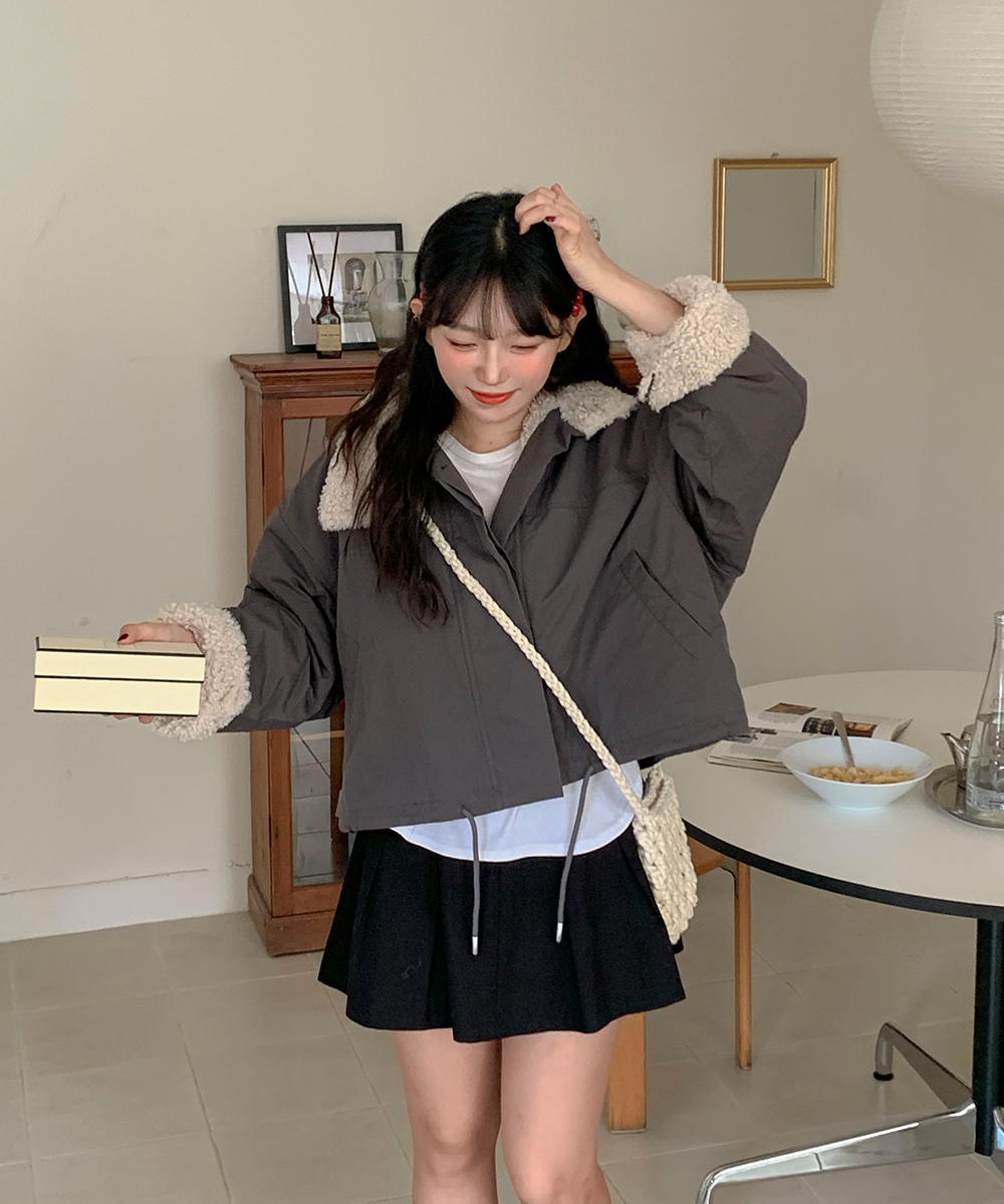 ショート丈 ボア ダウンジャケット | ファッション通販サイト NUGU