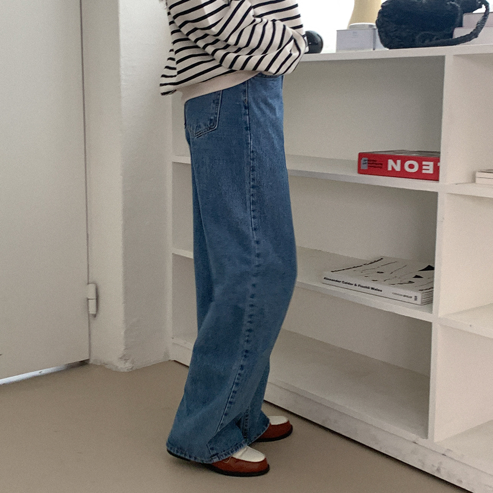★ JEANS★ストレートコットンパンツ ストレートコットンパンツ | ファッション通販サイト NUGU
