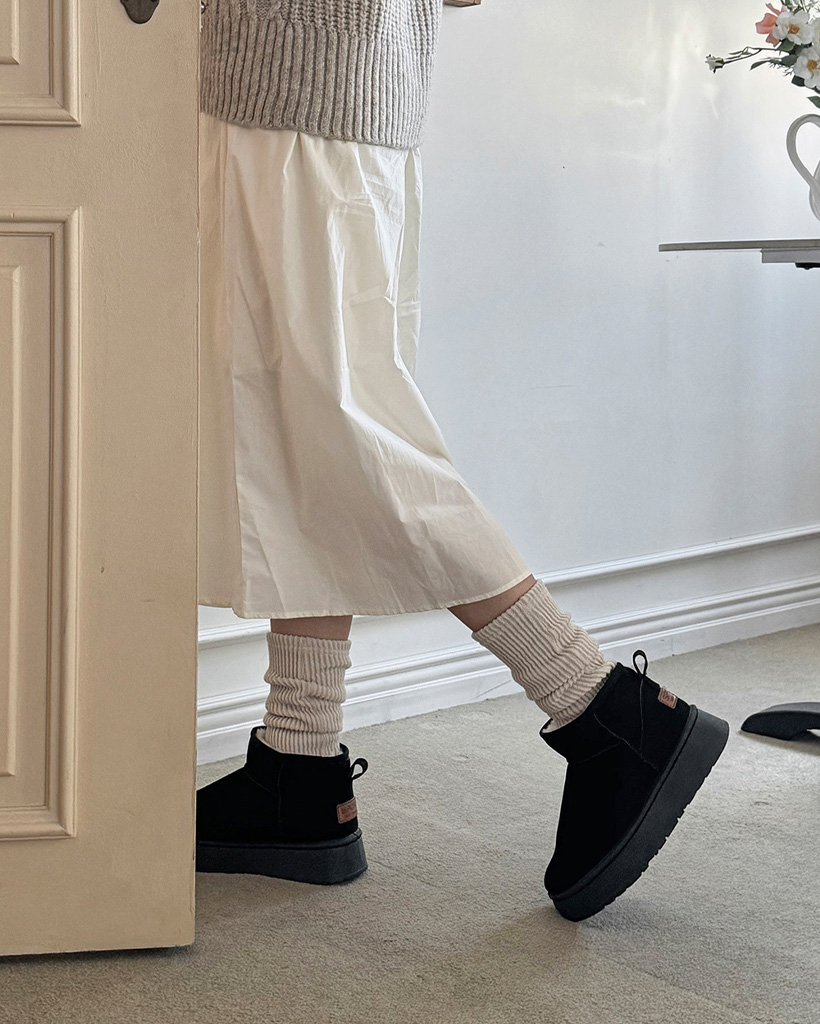 2TYPEショート&ミニムートンブーツ(3cm) | ファッション通販サイト NUGU