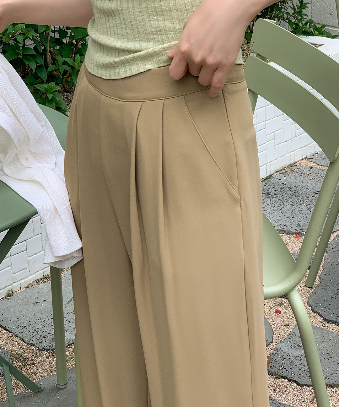 オケージョン】[original//S-XL]デイリータック入りサイドファスナー