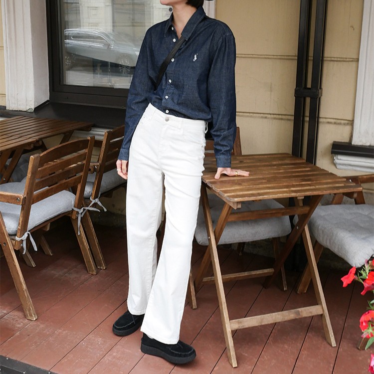 チノパンツ デントンコットンサテンチノパンツ | トミー ヒルフィガー