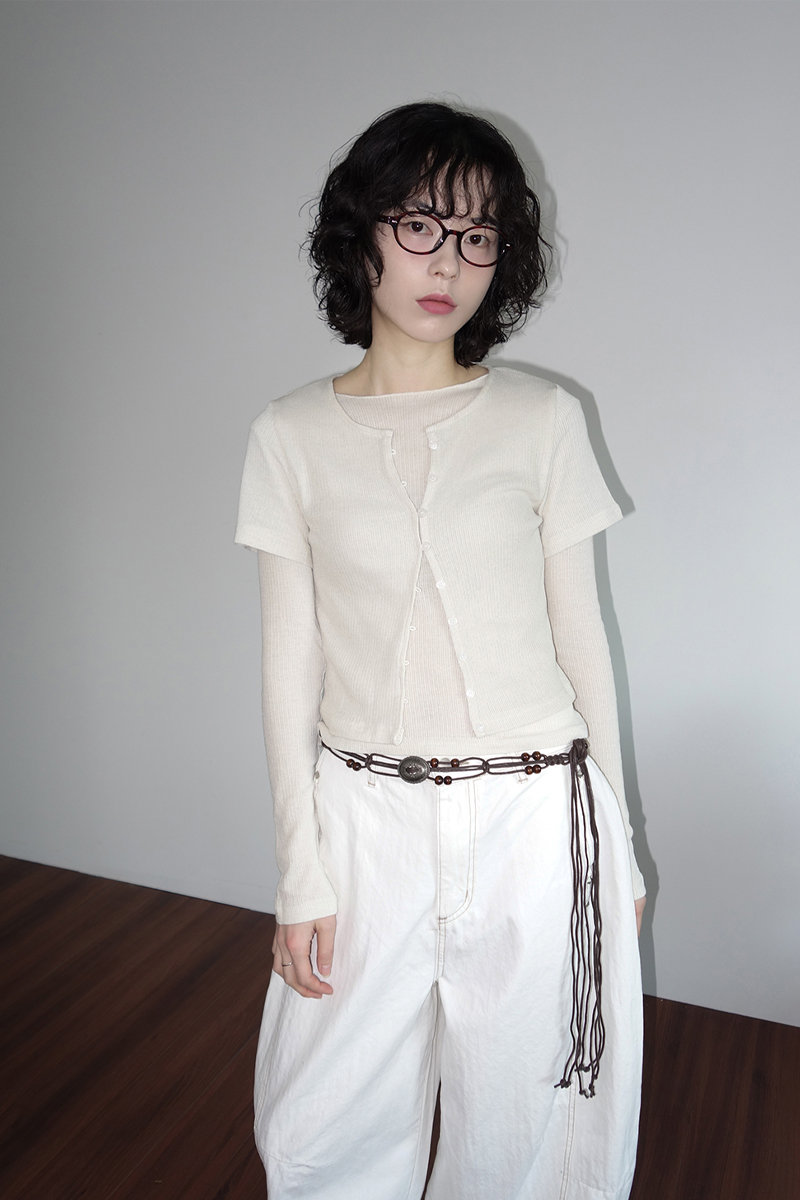 レイヤードロングスリーブTシャツ