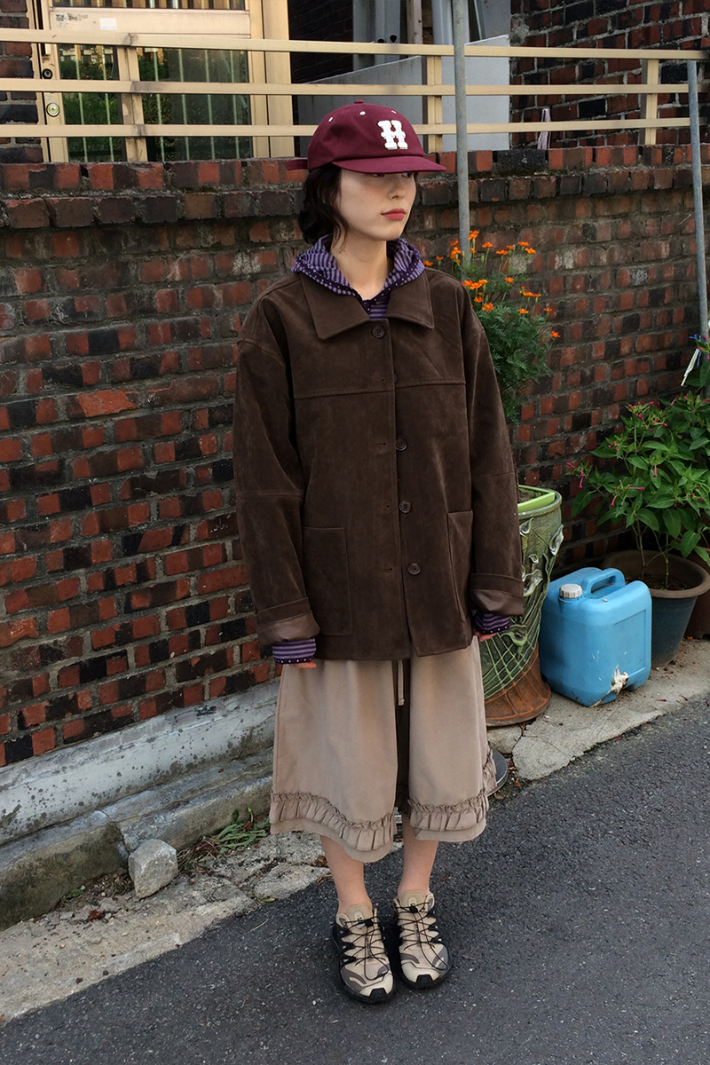 スエードトラッカージャケット | ファッション通販サイト NUGU