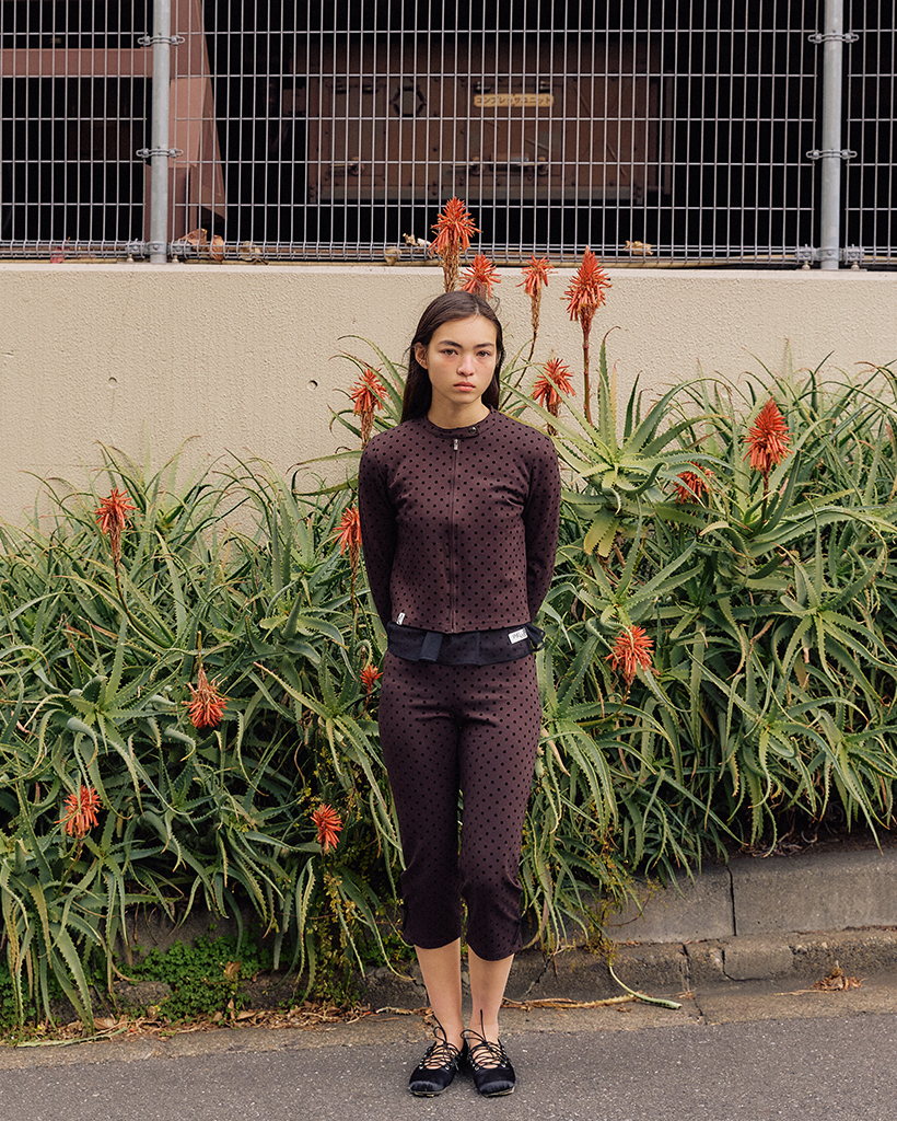 Mused Dot Capri Pants - Brown Dot (Italian) | ファッション通販