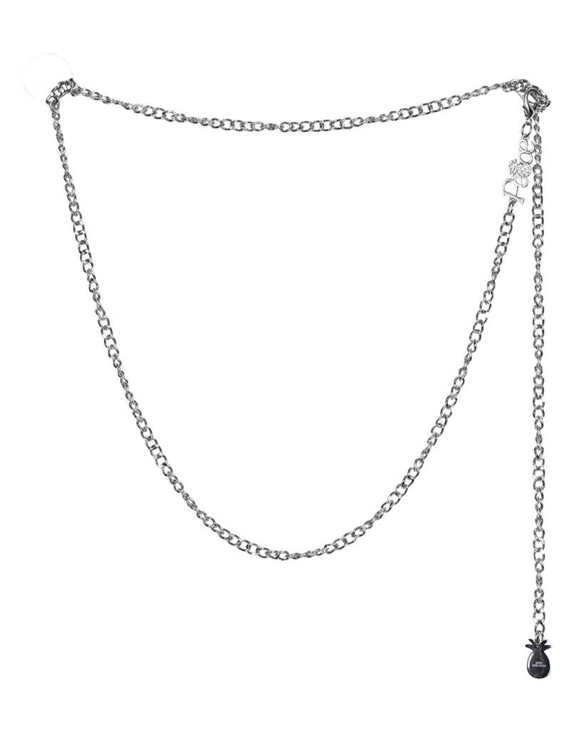 SIMPLE PEACE CHAIN BELT_SILVER
