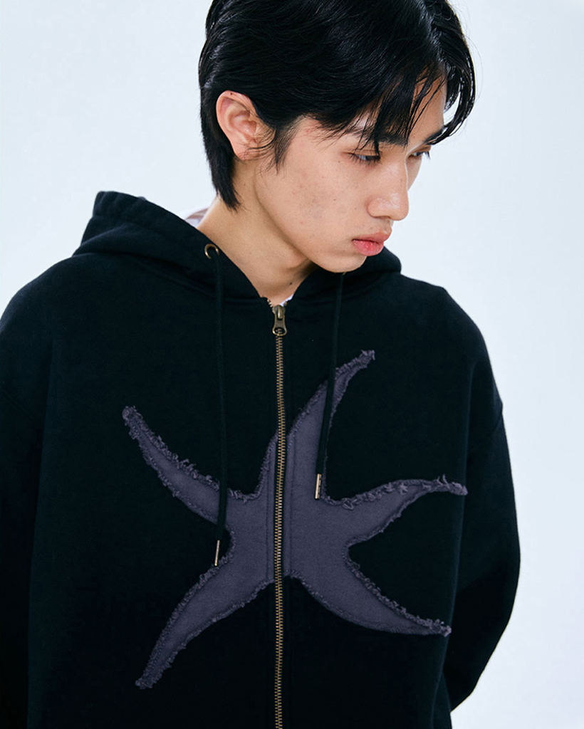 〜TY〜商品 TCM starfish hooded zip-up (black) | ファッション通販サイト NUGU