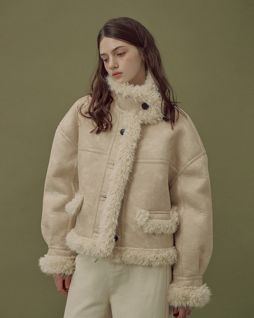 ファー/ムートンコート アウター レディース - ライフ