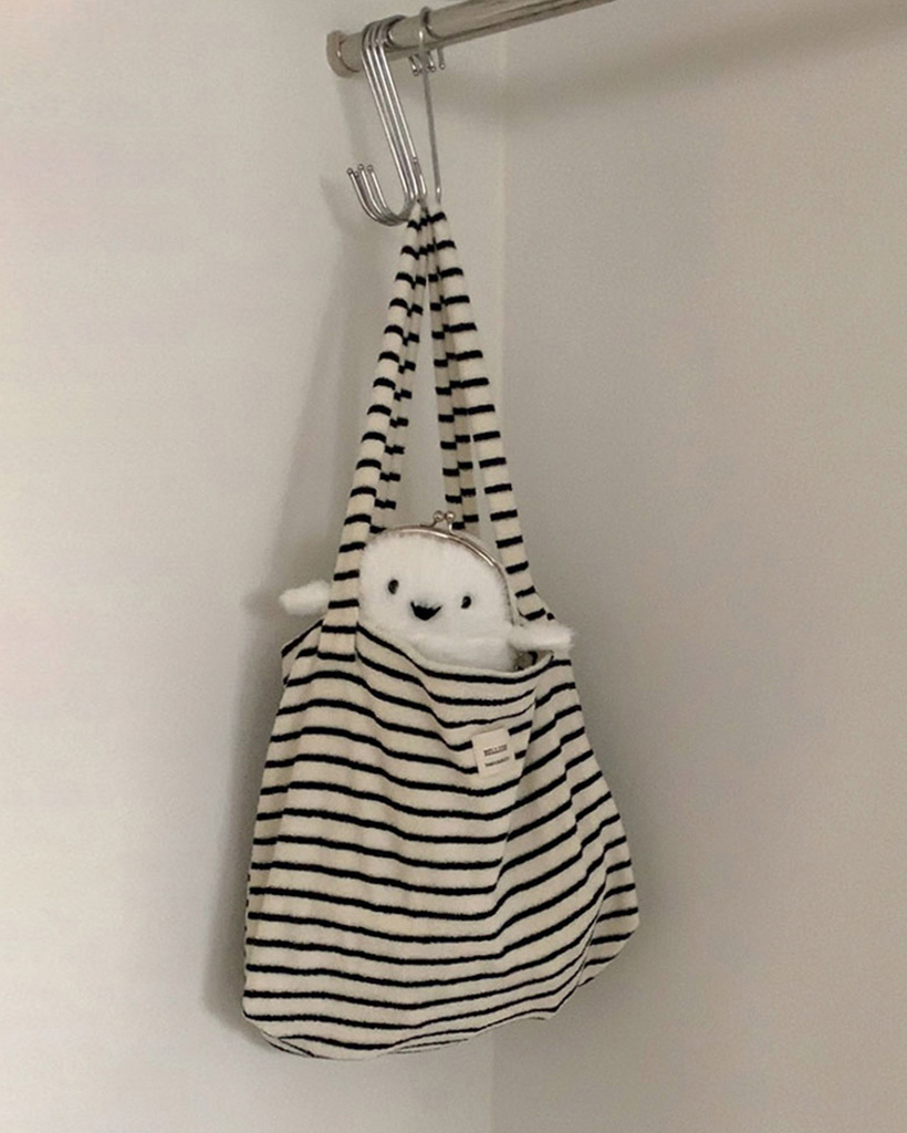 新品　BAGGU デッドストック　ストロベリー　ストライプ　エコバッグ　セット BAGGU＞ STANDARD ストロベリー/スタンダード （エコバッグ
