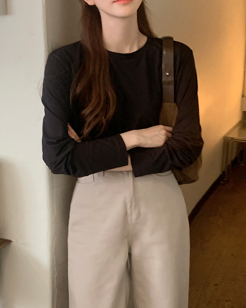 [made] Creamy long sleeve tee