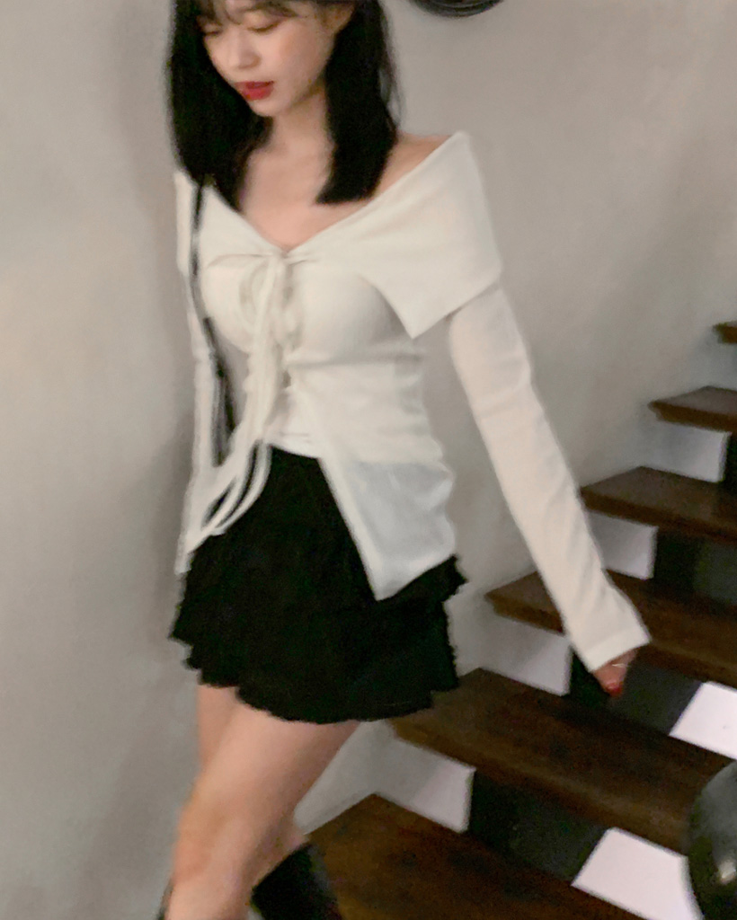 秋再入荷][3color]フリルティアードスカート_秋服