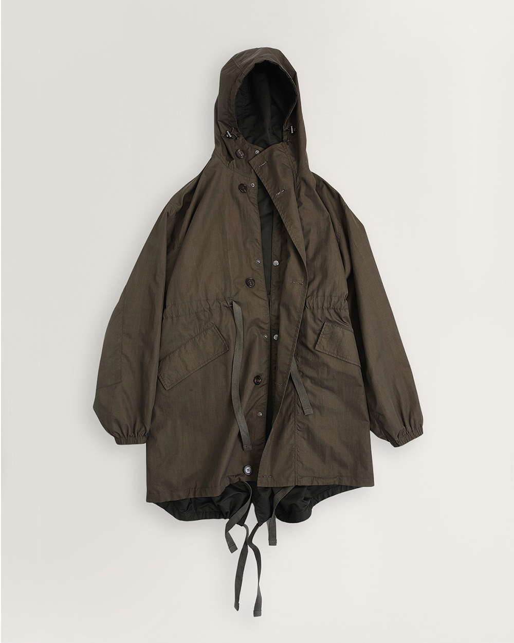 Panel Nylon M51 Field Jacket - Garment Washed (Martini Olive